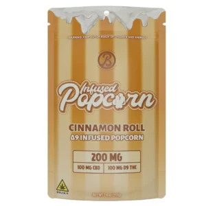 Limited Release – Cinnamon Roll Popcorn 1:1 THC:CBD
