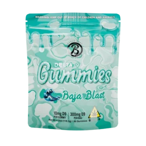 Baked Bags Baja Blast THC Gummies