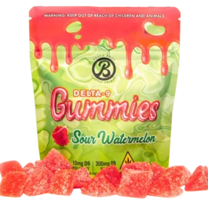 Sour Watermelon THC Gummies